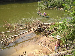 Approaching the take-out