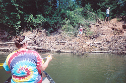 Ricki Morrison heads toward ditch takeout