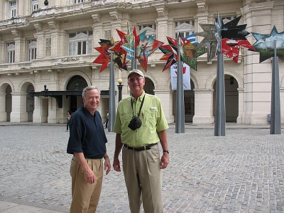 Dr. Wilson with Steve Cox, International Expeditions