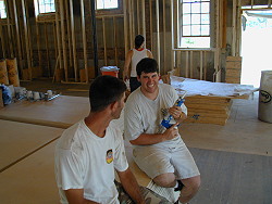 Sam and Turnley discuss the skills of proper caulking