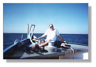 Dr. Wilson enjoying the ride on the Verrill