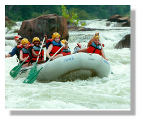Judson students on the Ocoee River