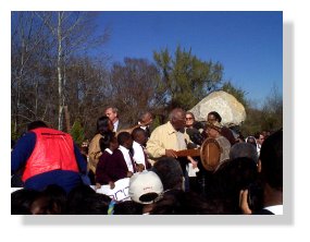 Governor Seigleman, J. L. Chestnut, and Gloria Steinem speak at Civil Rights Monument
