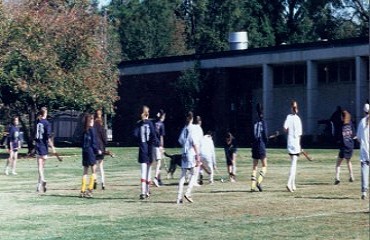 This picture shows Judson students playing hockey! 