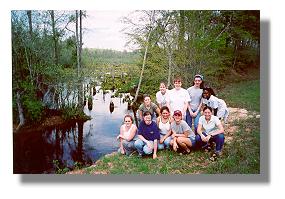 Botany class at the golden club swamp